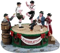 Lemax leapin' lederhosen kerstdorp tafereel 2025 - thumbnail