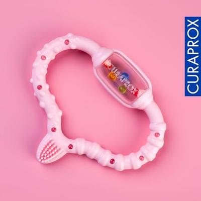 Curaprox Bijtring roze 1 Stuks