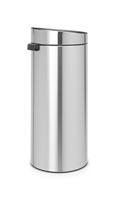 Brabantia touch bin afvalemmer 30 liter matt steel - thumbnail