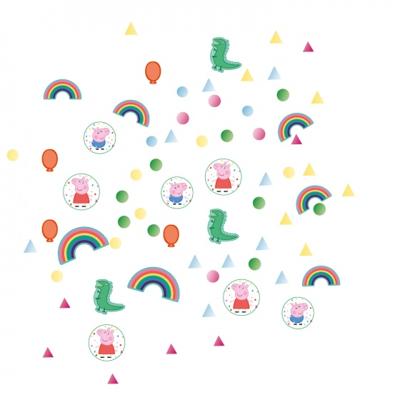 Confetti Peppa Pig en George rainbow