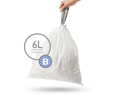 SImplehuman Afvalzak B 6 liter