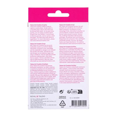 Acrylverf tac 12ml set 8 kleuren