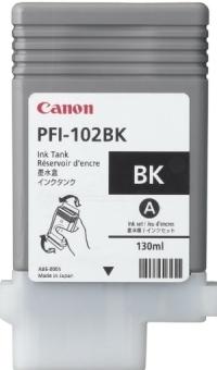 Canon Inktcartridge PFI-102BK Origineel Zwart 0895B001 Canon Inktcartridge PFI-102BK Origineel Zwart 0895B001