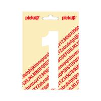 Plakcijfer Nobel 120mm wit 1 Pickup - Pickup - thumbnail