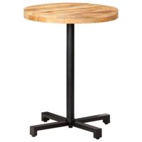 VidaXL Bistrotafel rond ø60x75 cm ruw mangohout - thumbnail