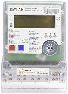 Counttec BTK30 kWh-meter 3-fasen Digitaal Conform MID: Ja 1 stuk(s) Counttec BTK30 kWh-meter 3-fasen Digitaal Conform MID: Ja 1 stuk(s)