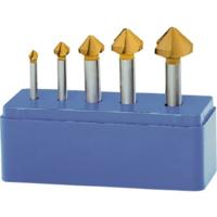 Promat/Tecwerk Set verzinkboren | DIN 335 C 90 graden | 6,3-25 mm | HSS TiN | 5-delig kunststofbox - 4000865213 - thumbnail
