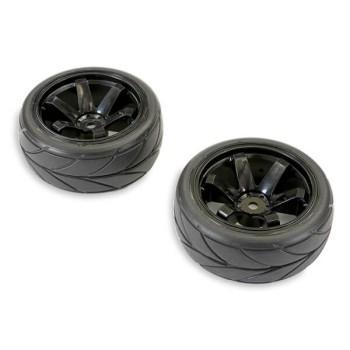 FTX - Banzai Treaded Tyre on 6-spoke wheel (2) - Black