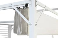 Pergola DKD Home Decor Wit 296 x 296 x 225 cm Staal - thumbnail