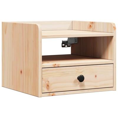 Nachtkastje 2 pcs Bruin 38 x 36 x 29,5 cm Massief grenenhout