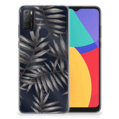 Alcatel 1S (2021) | TPU Case | Leaves Grey