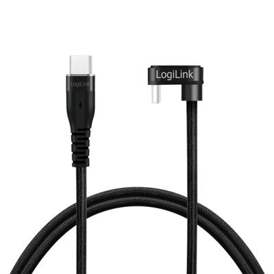 LogiLink CU0191 USB-kabel USB 2.0 USB-C stekker 2.00 m Zwart