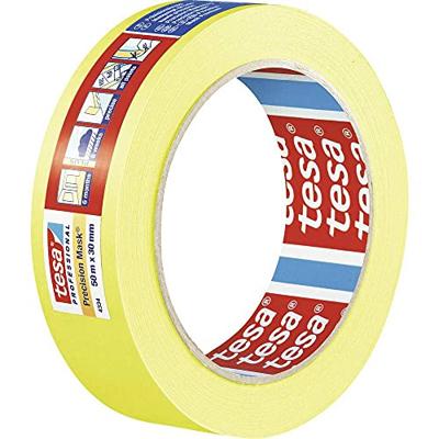 Tesa Precisie afplaktape | glad | geel | lengte 50 m | breedte 30 mm | wiel | 5 stuks - 04334-00002-00 04334-00002-00 Tesa Precisie afplaktape | glad | geel | lengte 50 m | breedte 30 mm | wiel | 5 stuks - 04334-00002-00 04334-00002-00