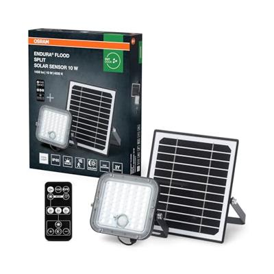 OSRAM HOMELIGHTING 4099854429415 Endura Flood Split Solar Sensor 10W 840 Remote control Tuinschijnwerper op zonne-energie