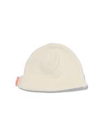 HEMA Newborn muts bamboe rib (wit) - thumbnail