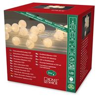 LED cotton balls lichtsnoer wit 6cm - thumbnail