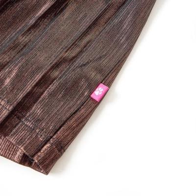 Kinderrokje met glitters 116 cognackleurig Kinderrokje met glitters 116 cognackleurig