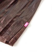 Kinderrokje met glitters 116 cognackleurig - thumbnail