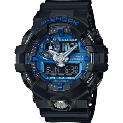 Casio G-SHOCK Standard Analoog-Digitale Horloge GA-710-1A2 - Zwart