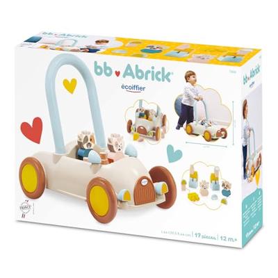 Ecoiffier Abrick Ecoiffier bb abrick loopwagen - 17dlg. Ecoiffier Abrick Ecoiffier bb abrick loopwagen - 17dlg.