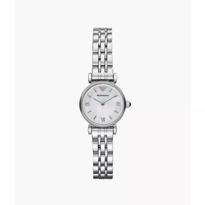 Emporio Armani AR1763 Dames analoog roestvrijstalen horloge
