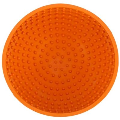 LickiMat Wobble, Dog Slow Feeder Bowl Lick Mat, Verveling Angst Reducer; Perfect voor voedsel, traktaties, yoghurt of pindakaas. Leuk alternatief voor een Slow Feed Dog Bowl, Oranje