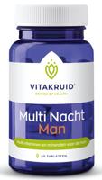 Vitakruid Multi Nacht Man 100% Vegan 30 Tabletten - thumbnail