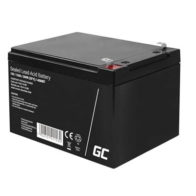 Green Cell Green Cell - USV-Akku - 1 x Batterie - Bleisäure Loodaccu 12 V 12 Ah Loodvlies (AGM) (b x h x d) 151 x 95 x 98 mm Kabelschoen 6.35 mm