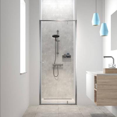 Sealskin Get Wet Contour Nisdeur 90x200 cm 6 mm Helderglas RVS