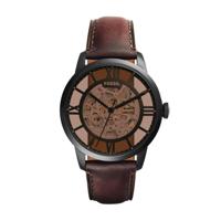 Horlogeband Fossil ME3098 Leder Bruin 22mm - thumbnail