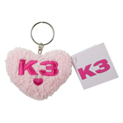Studio 100 K3 sleutelhanger pluche hart