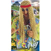 Hippie pruik met hoofdband - thumbnail