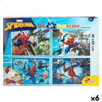 Kinderpuzzel Spider-Man Dubbelzijdig 4-in-1 48 Onderdelen 35 x 1,5 x 25 cm (6 Stuks) - thumbnail