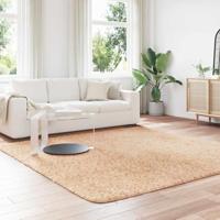 Hoogpolig vloerkleed NAVARRA 240x240 cm polyester beige - thumbnail