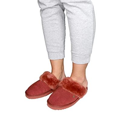 Warmbat Pantoffels Flurry FLS321073 Rood / Bruin-36 maat 36