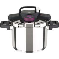 Snelkookpan - Inductie - GSW - Easy Click - 6 liter - Ø 22 cm - Massief 18/10 staal - thumbnail