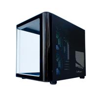 ATX Semi-toren doos CoolBox COO-CHA-GM100-0 Zwart Tower - thumbnail