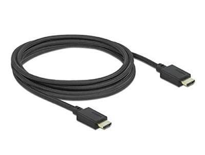 Delock 85388 HDMI-kabel HDMI Aansluitkabel HDMI-A-stekker 2 m Zwart Vergulde steekcontacten, 8K UHD Delock 85388 HDMI-kabel HDMI Aansluitkabel HDMI-A-stekker 2 m Zwart Vergulde steekcontacten, 8K UHD