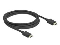 Delock 85388 HDMI-kabel HDMI Aansluitkabel HDMI-A-stekker 2 m Zwart Vergulde steekcontacten, 8K UHD - thumbnail