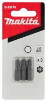 Makita Accessoires Schroefbit H5x25mm - B-23715 B-23715 - thumbnail