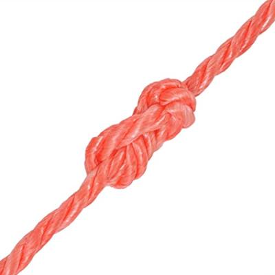 Touw gedraaid 14 mm 250 m polypropyleen oranje