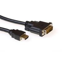 ACT Verloopkabel HDMI A male naar DVI-D male 1.00 m - thumbnail