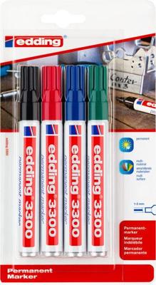 Viltstift edding 3300 schuin 1-5mm assorti