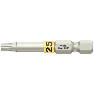 Wera 867/4 TORX® HF bits met vasthoudfunctie, TX 25 x 50 mm - 05060509001 Wera 867/4 TORX® HF bits met vasthoudfunctie, TX 25 x 50 mm - 05060509001