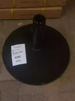 Parasolvoet rond beton 30kg zwart 52682 - thumbnail