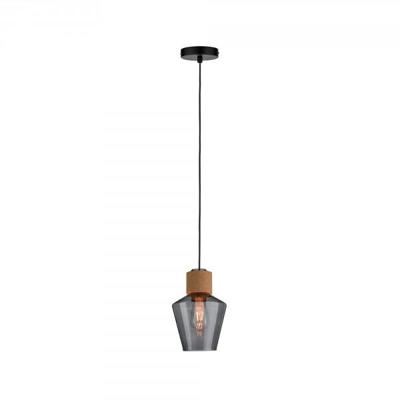Paulmann Edla 79740 Hanglamp LED E27 20 W Zwart, Kurk, Rook