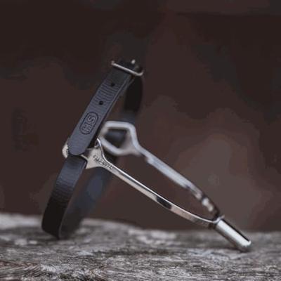 HS Sprenger Biothane sporenriemen zwart