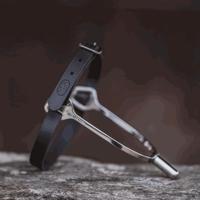 HS Sprenger Biothane sporenriemen zwart - thumbnail