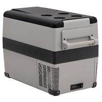 VidaXL Koelbox met handvat 35 l pp & pe zwart en wit - thumbnail