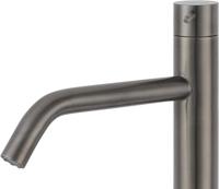 Wastafelkraan Qisani Flow Verhoogd Geborsteld Gun Metal - thumbnail